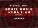 GENEL KURUL KURA İLAN